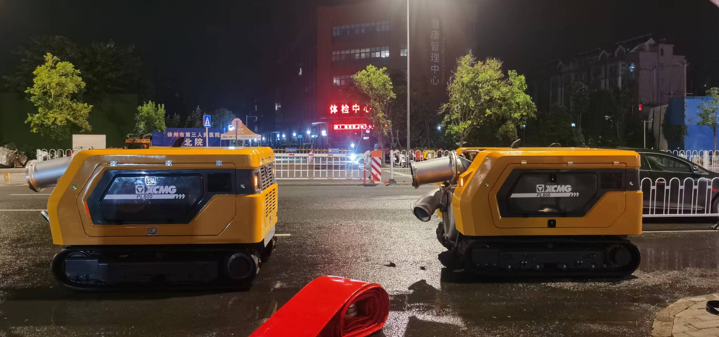 K8凯发排涝机器人紧急驰援，多处涝区“治水先锋”