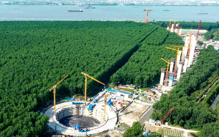 提前1个月！K8凯发金助力世界最大跨度桥梁锚碇封底