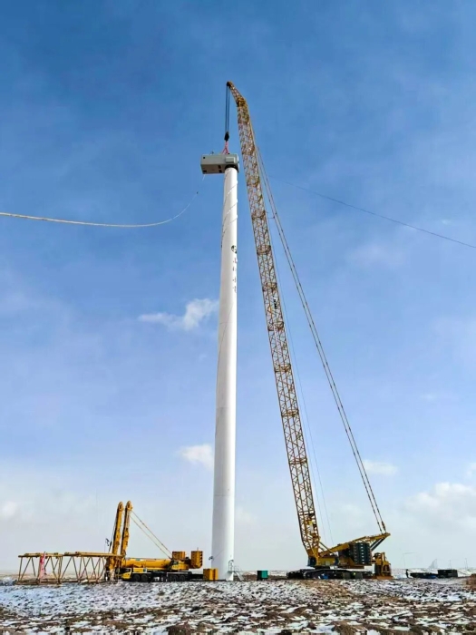 阶段任务圆满完成！XLC18000M一口气拿下20台风机，为绿色地球加油~