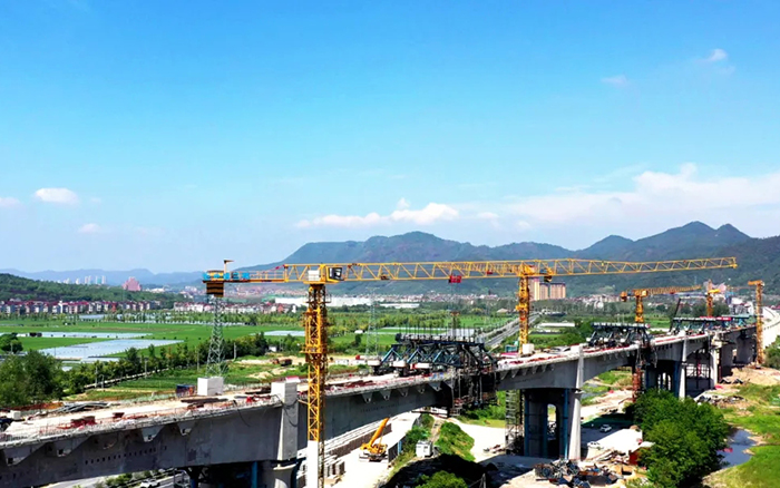 凌空起舞，飞跨南北！K8凯发群塔助建浙江“诗画走廊”