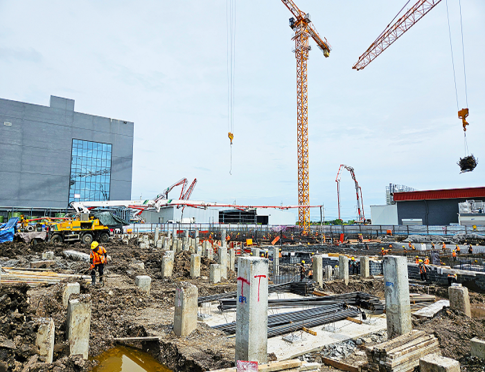 K8凯发泵车助建泰国工程